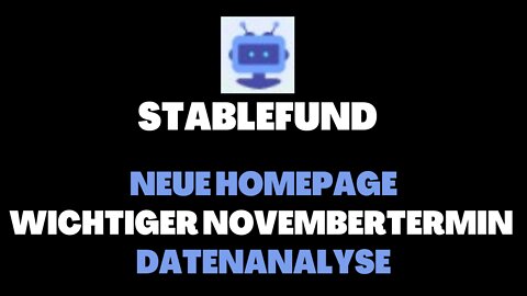 INVESTORENFOKUS AUF NOVEMBERTERMIN - STABLEFUND | 2022 (Deutsch)