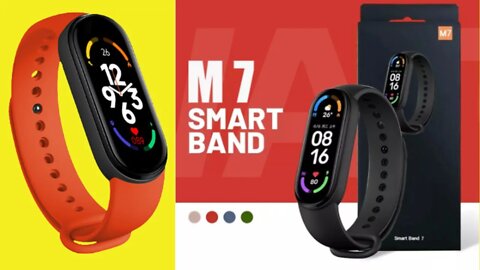 Lançamento Smartband M7 Clone mi Band 7 Ótimo para Revenda!