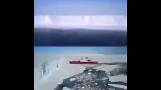 UAV Video Footage of the "Ice Wall of Antarctica?"