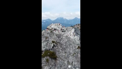 Don’t look down! British Columbia Hike