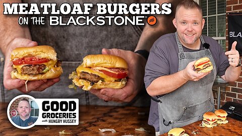 Meatloaf Burgers on the Blackstone