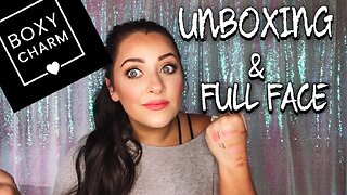 BLOWN AWAY... BOXY CHARM UNBOXING & FULL FACE FIRST IMPRESSION. BASE+ PREMIUM BOXES.