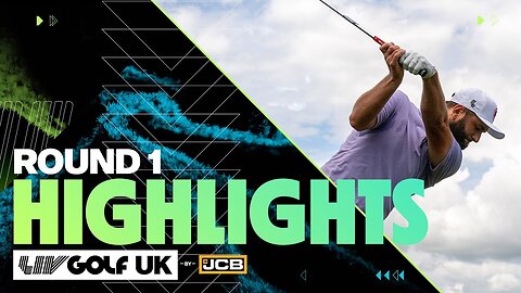 FULL HIGHLIGHTS: LIV Golf UK by JCB | Round 1 | 2024