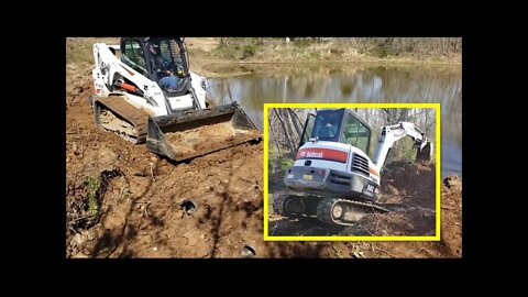 EP #71! Dismantling new 8 acre Picker's Paradise land investment! FIXING MAJOR POND DAM WASHOUT!