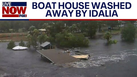 Hurricane Idalia: Florida boathouse washed away in Steinhatchee flooding | LiveNOW from FOX