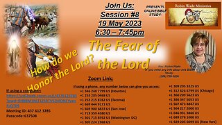 Fear of the Lord Session #8 19 May 2023