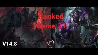 Ranked Game 21 Aatrox Vs Dr.Mundo Top League Of Legends V14.8