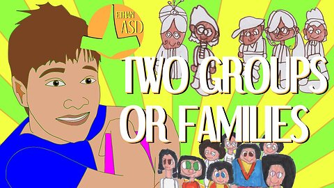 qc 011 - Drawing Two Groups of People or Families