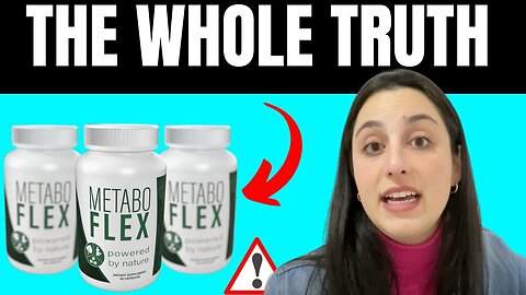 🛑META BOFLEX (⚠️WATCH THIS!!) REVIEW - METABO FLEX REVIEWS – DOES IT WORK? - METABO FLEX REVIEWS