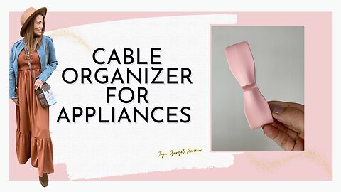 Cable organizer for appliances review