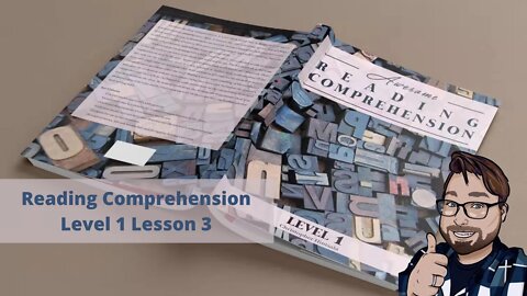 Awesome Reading Comprehension Level 1 Lesson 3