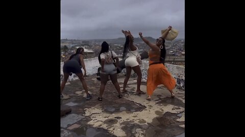 Black women go to slave dungeon in Africa and twerk for the ancestors