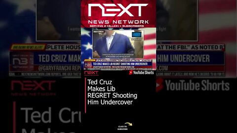 Ted Cruz Makes Lib REGRET Shooting Him Undercover #shorts