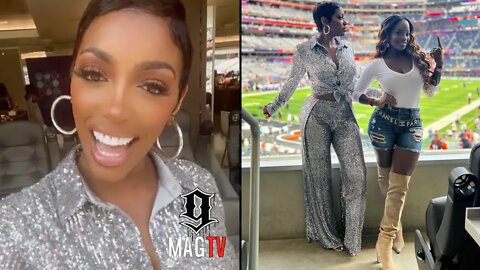 Porsha Williams Gives Tour Of Her Luxury Suite At Superbowl In Los Angeles! 🏈