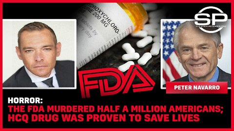 FDA MURDERED 500K Americans; Former Trump Admin Official Says The FDA Blocked Americans From Life-Saving Drug