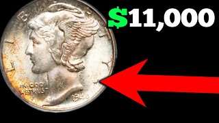 1944 Mercury Dimes Worth A LOT of Money!