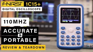 FNIRSI 1C15+ Handheld Oscilloscope ⭐ 110Mhz 500Msa/s ⭐ Complete Review & Teardown