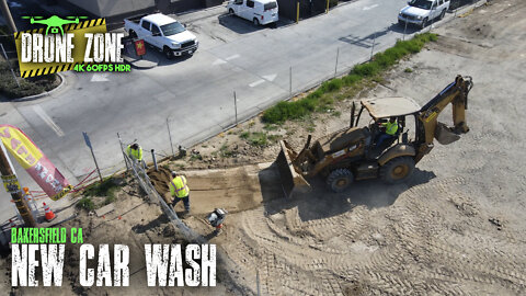 Starting Work On A New Car Wash In Bakersfield, CA [4K 60FPS HDR]