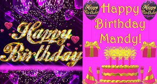 Happy Birthday 3D - Happy Birthday Mandy - Happy Birthday To You - Happy Birthday Song