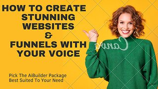 How To Create Stunning Websites & Funnels with your voice