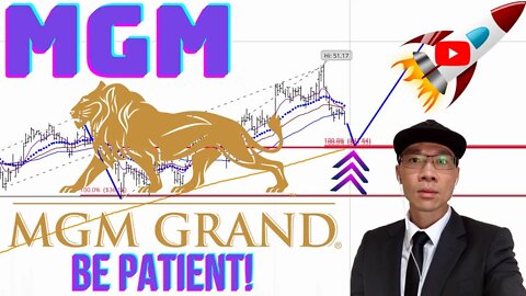 MGM Stock - Be Patient and Wait for Pullback to $41.73. See If This Area Can Provide Support! 🚀🚀