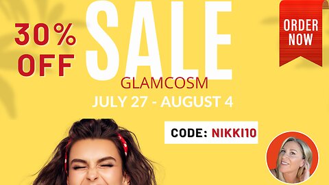 ❤️ GlamCosm 30% OFF Summer Sale