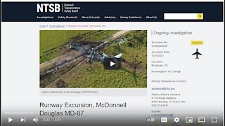 MD-87 Crash NTSB UPDATE 12 Nov 2021