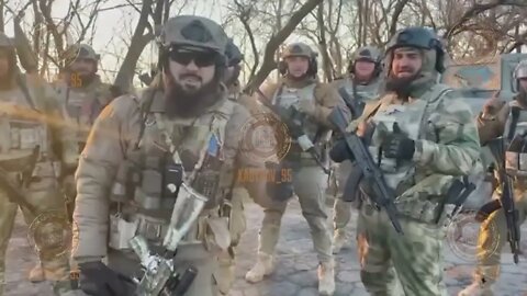 Chechen Fighters Pursuing Ukrainian Nationalists