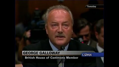 George Galloway Senate Testimony 2005 (FULL)
