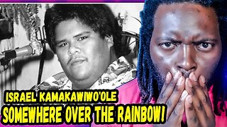 First time hearing SOMEWHERE OVER THE RAINBOW ISRAEL IZ KAMAKAWIWO'OLE | REACTION