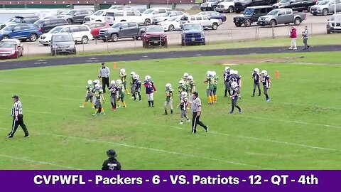 CVPWFL: Packers Vs. Patriots 10/15/23