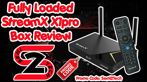 Unbox & Review The New Fully loaded StreamX X1Pro Box