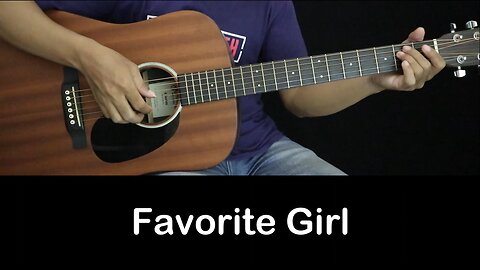 Favorite Girl - Justin Bieber | EASY Guitar Tutorial with Chords / Lyrics