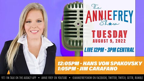 FBI RAIDS TRUMP'S HOME • Annie Frey Show 8/9/22