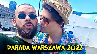 Zadaję pytania na Paradzie Wyższości LGBT w Warszawie 25.06.2022 🏳‍🌈