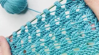 🧶How to knit lace stitch