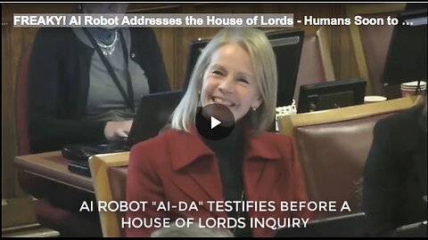 FREAKY! AI Robot Addresses the House of Lords