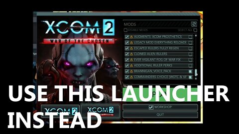 "Supposedly fixed" -Xcom2 2K Launcher Fix tutorial 2021 - use the old launcher instead