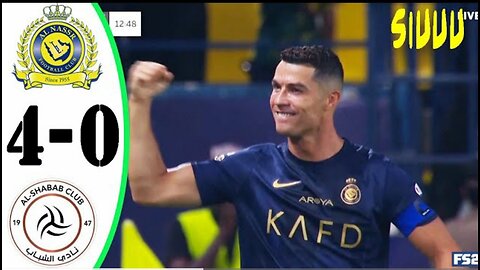 Ronaldo 2 Goals ⚡ Al Nassr vs Al Shabab 4-0 - Highlights & All Goals 2023