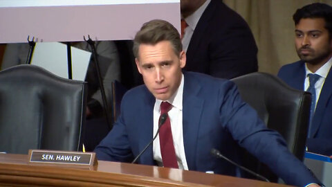 Hawley Confronts Mayorkas Over DHS Employee Posting Image Of A Hamas Paraglider Flying Into Israel