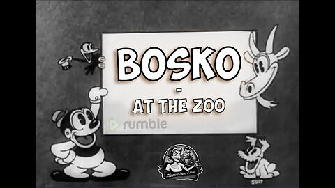 Bosko | At The Zoo | Classic Cartoons & Short Films
