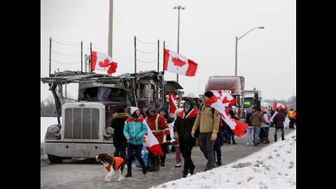 Trucker Freedom convoy 2022 storms Ottawa