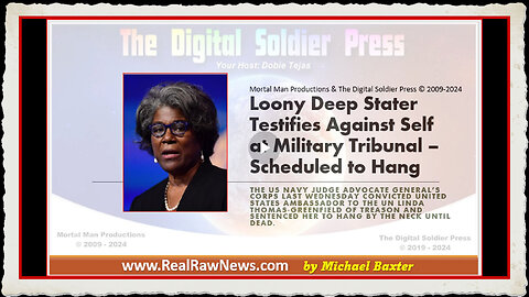 Loony Deep Stater Testifies Against Self at Military Tribunal