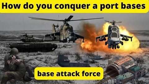 How do you conquer a port bases flak in base attack force?