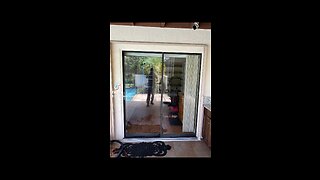 Sliding glass door repair; roller and track replacement, in #coralsprings, #florida.