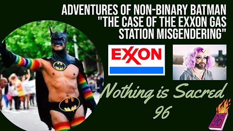 Non-Binary Batman Keeping Exxon Safe Space #shorts #comedy #comedian #batman #superhero #sketch #lol