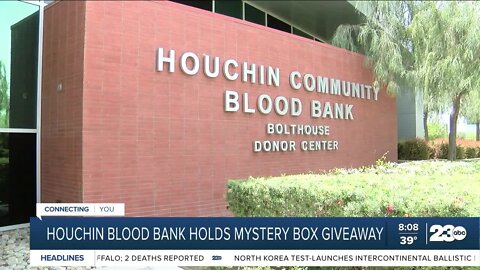 Houchin Community Blood Bank holds mystery box giveaway