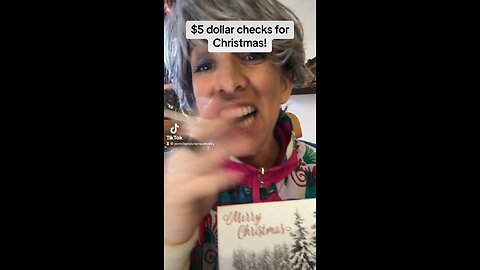 5 dollar checks for Christmas