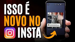 INSTAGRAM LANÇA RECURSO QUE IRÁ FACILITAR O ENGAJAMENTO NA REDE SOCIAL