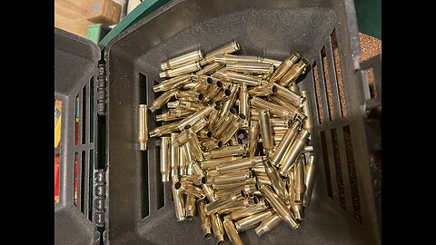 Trimming some reloading brass